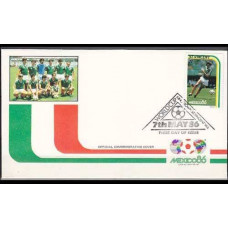 1986 St Vincent cover 1986 World championship on football of Mexico €