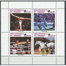 1988 St Vincent & Grenadines-Bequie B 1988 Olympiad Seoul 5,00 €