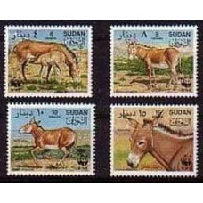 1994 Sudan Mi.471-474 WWF / Fauna 3.80 €