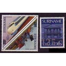 1988 Surinam Mi.1258-1260 Locomotives 25,00 €