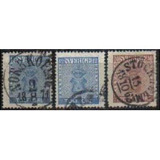 1858-64 Sweden Michel 9a.9c.11b used 32.00 €