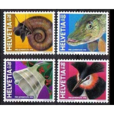 1998 Switzerland(Helvetia) mi.1663-66 Sea fauna 7,50 €