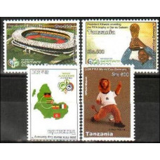 2006 Tanzania Mi.4342-45 2006 World championship on football Germania 5,00 €
