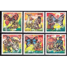 1987 Togo Mi.2153-2158 Butterflies / Scaut 12.00 €