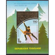 1980 Togo Michel 1421/B153bgold 1980 Olympiad Lake Placid 50.00 €