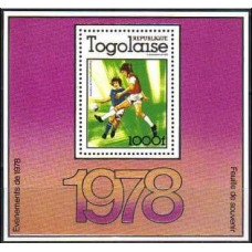 1978 Togo Michel 1283/B128 1978 World championship on football of Argentina15.00 €