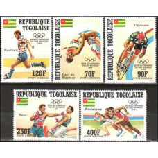 1984 Togo Michel 1746-1750 1984 Olympiad Los Angeles 9.00 €