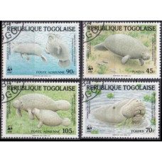 1984 Togo Mi.1763-1766used Sea fauna 3,60 €