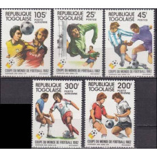 1982 Togo Mi.1613-1617 1982 World championship on football of Spain 6,50 €