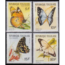 1990 Togo Mi.2162-2165 Butterflies 5,00