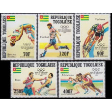 1984 Togo Mi.1746-1750 1984 Olympic in Los Angeles 9.00 €