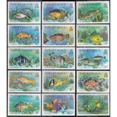 1978 Turks & Caicos Islands Mi.405-419 Sea fauna 20,00 €