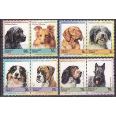 1985 Tuvalu - Nukulaelae Mi.33-40 Dogs 5,00 €