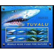 2000 Tuvalu Mi.862-865KL Sea fauna 6,00 €