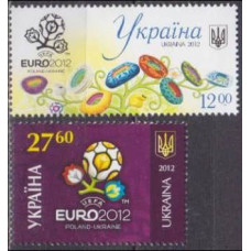 2012 Ukraine Mi.1245-1246 EVRO-2012 20,00 €