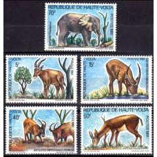 1981 Upper Volta(Haute-Volta) Mi.841-845 Fauna 10.00 €