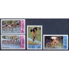 1980 Upper Volta(Haute-Volta) Mi.795-798 1980 Olympic Moscow 9,00 €