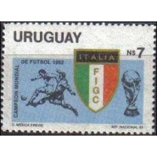 1983 Uruguay Mi.1684 1982 World championship on football of Spanien 1.50