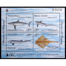 1996 Uruguay Mi.2200-2203/B75 Sea fauna 8,50 €