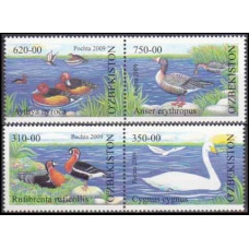 2009 Uzbekistan Mi.807-810 Birds 6,50 €