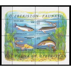 2006 Uzbekistan Mi.621-624/B41 Sea fauna 2,80 €