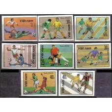 1982 Vietnam Mi.1214-1221b Football 11.00 €