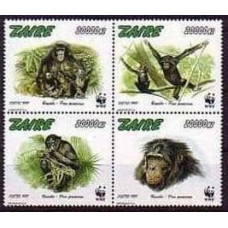 1997 Zaire 1339-1342 WWF / Fauna 14.00 €