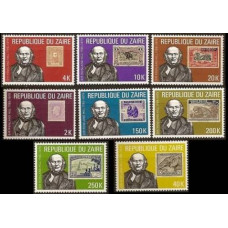 1980 Zaire(Congo (Kinshasa) Mi.631-638 Fauna on stamps 6,50 €