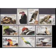 1982 Zaire(Congo (Kinshasa) Mi.792-801 Birds 13,00 €