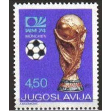 1974 Jugoslavia Michel 1567 II FIFA 2.50 €