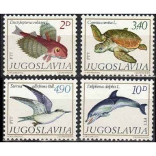 1980 Jugoslavia Mi.1834-1837 Sea fauna 3,00 €