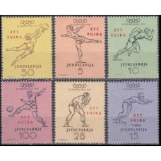 1952 Yugoslavia Mi.698-703 **/ * 1952 Olympics Oslo 85,00 €