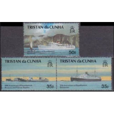 1993 Tristan da Cunha Mi.541-543 Ships 13,00