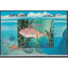 1972 Umm Al Qiwain Mi.696/B57 Ps Sea fauna 3,50 €