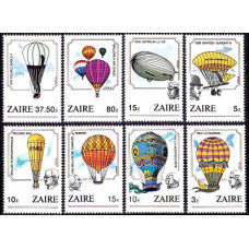 1984 Zaire Mi.867-874 Balloon 13.00 ?