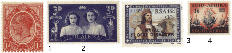 Почтовые марки ЮАР
