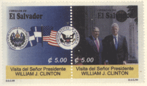 Почтовые марки Президентский визит