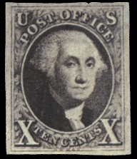 Джордж Вашингтон на американском «Черном пенни»