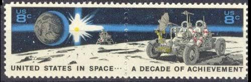 Почтовая марка космос